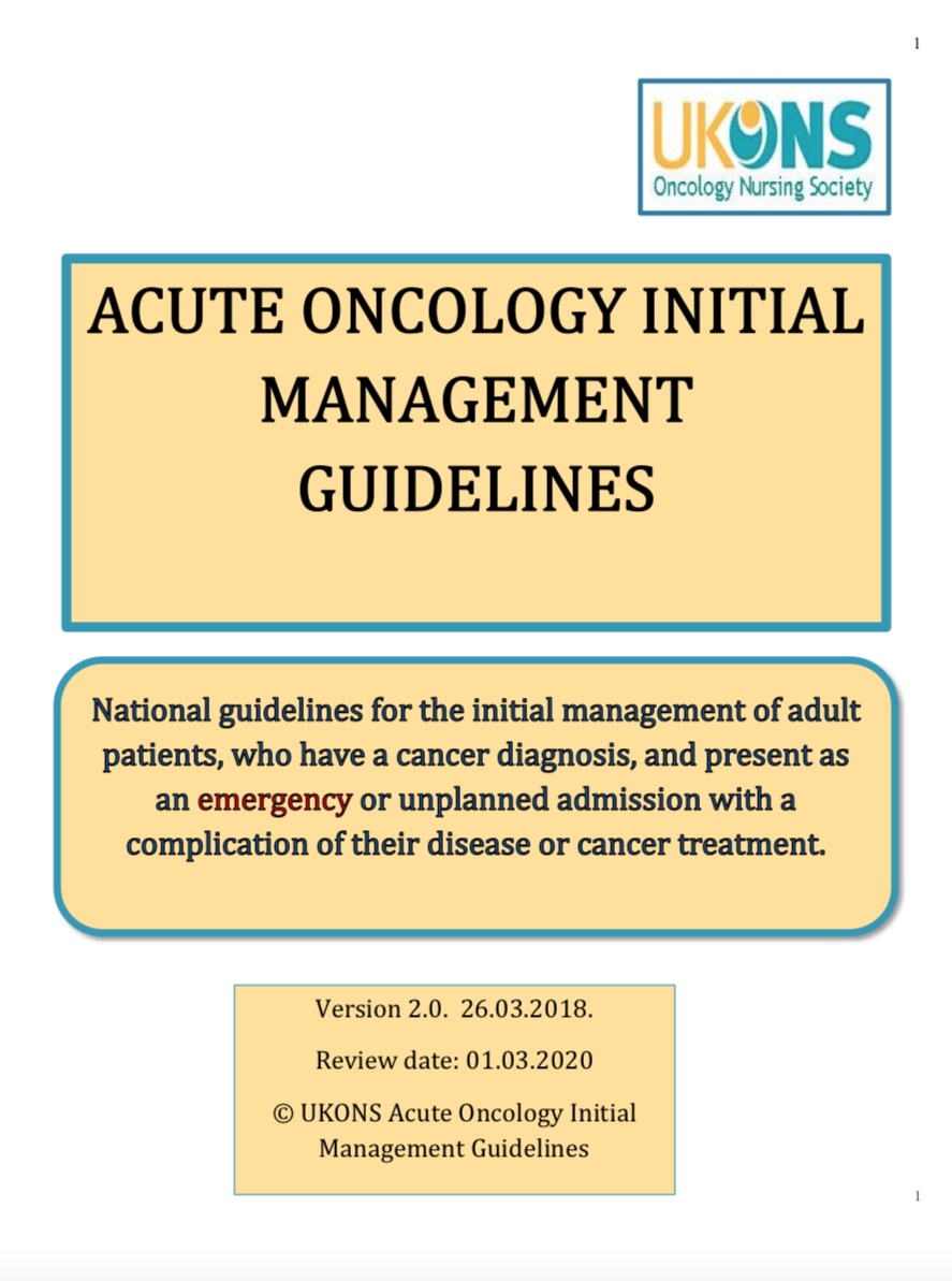 problem solving in acute oncology pdf